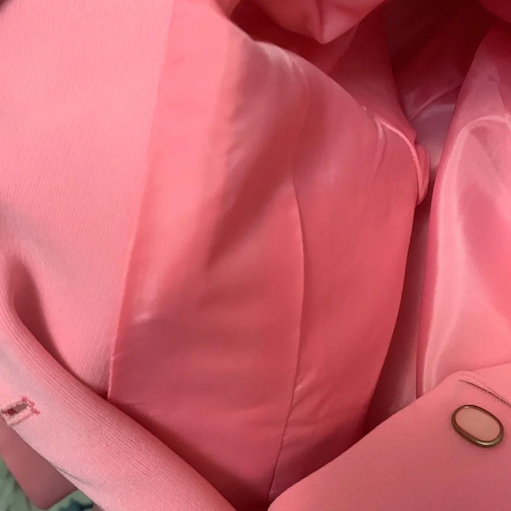NWT KASPER ASL Petite 2PC Pink Polyester Skirt Suit Size 14P MSRP $275 - Picture 8 of 12